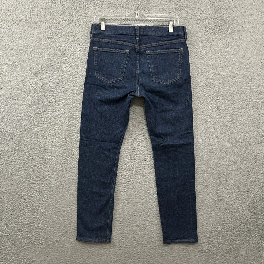 Everlane Jeans Mens 30x30‎ Blue Denim The Selvedge Slim Fit Organic Cotton Dark